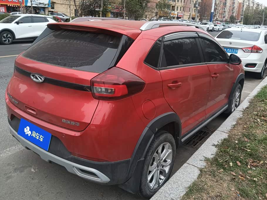 CHERY Tiggo 3x 1.5 л 2021 г. красный/фиолетовый, пробег 27000 км