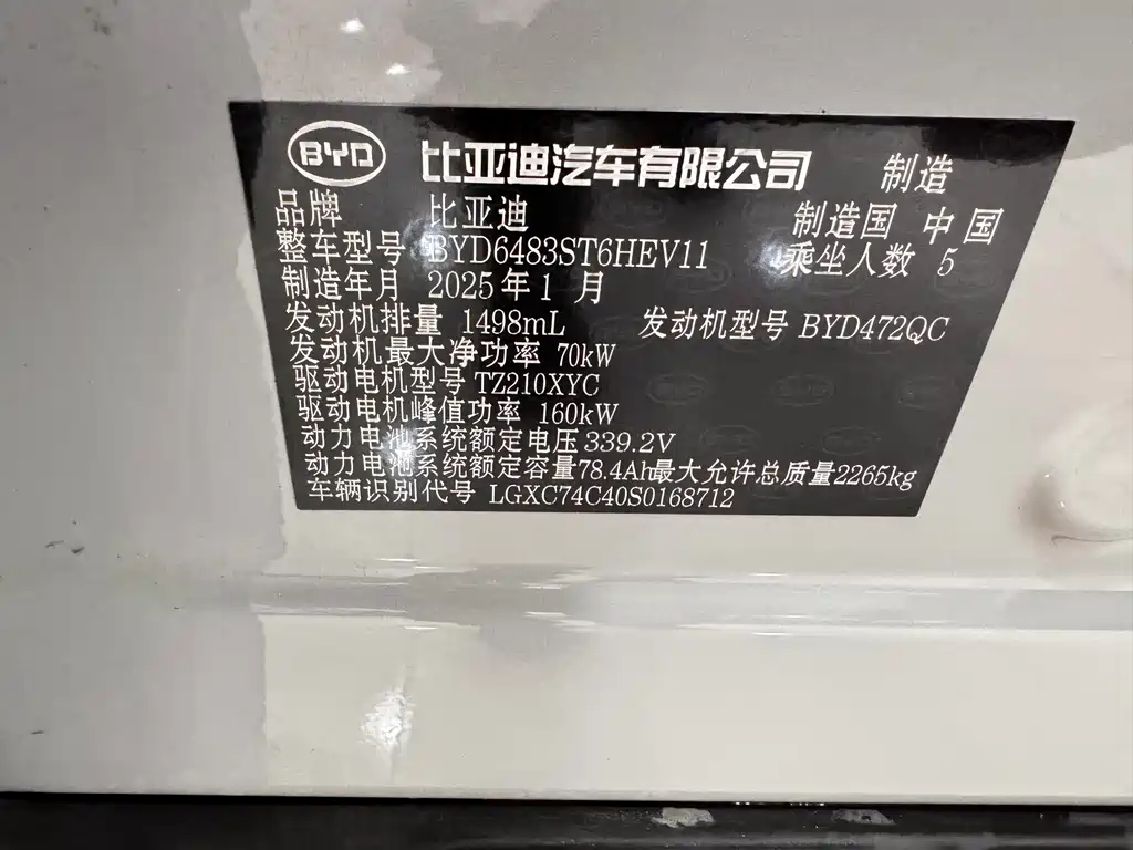 BYD SONGJIANG NEW ENERGY