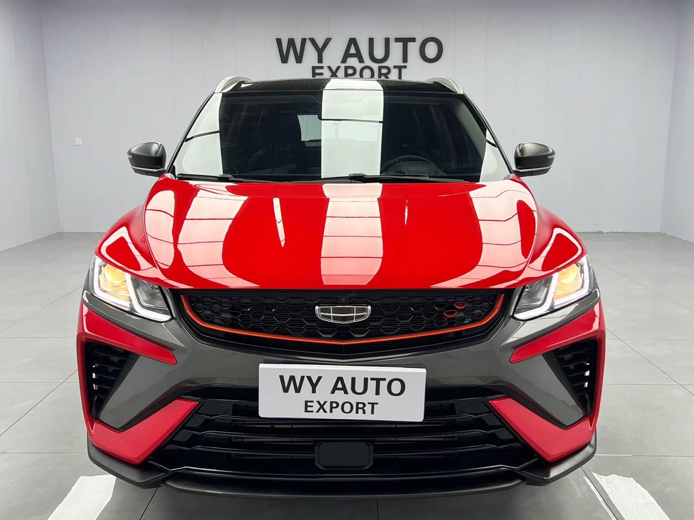 Geely Binyue 1.4 л 2022 г. красный/фиолетовый, пробег 23000 км