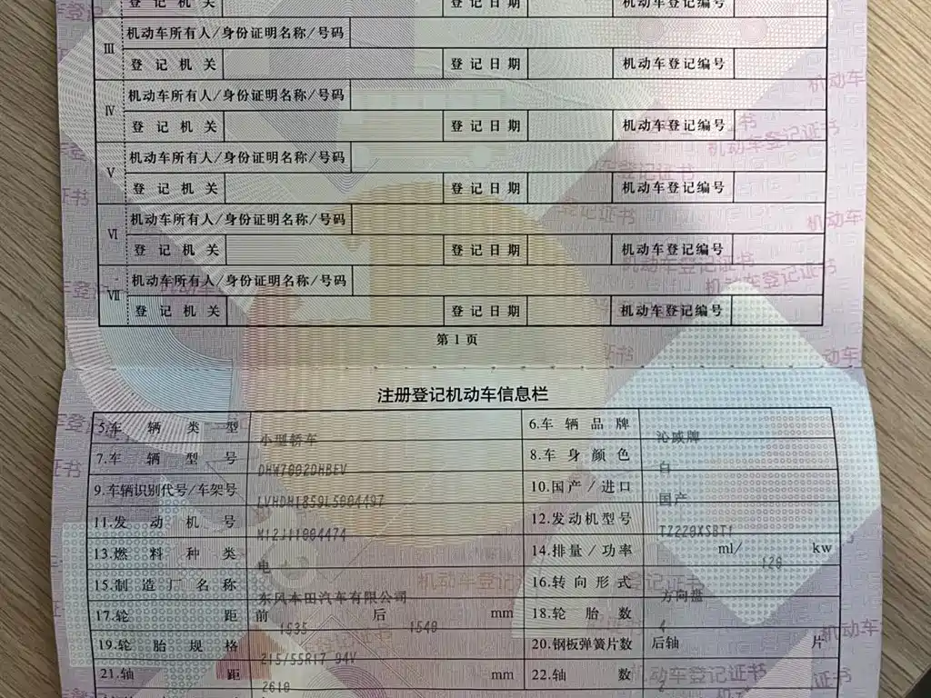 SIMING DONGFENG HONDA X NV