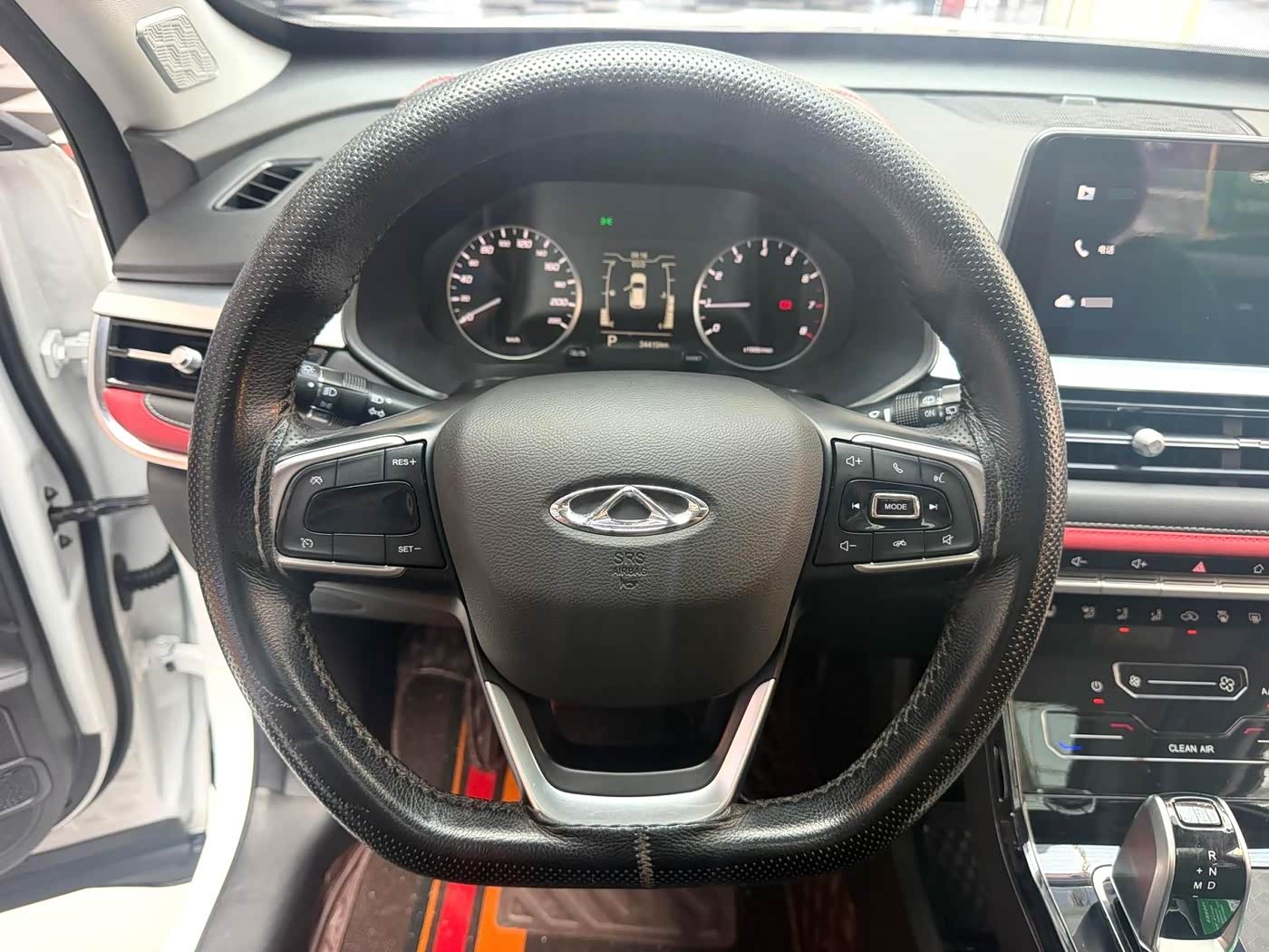CHERY Tiggo 7 1.5 л 2022 г. Белый, пробег 34000 км