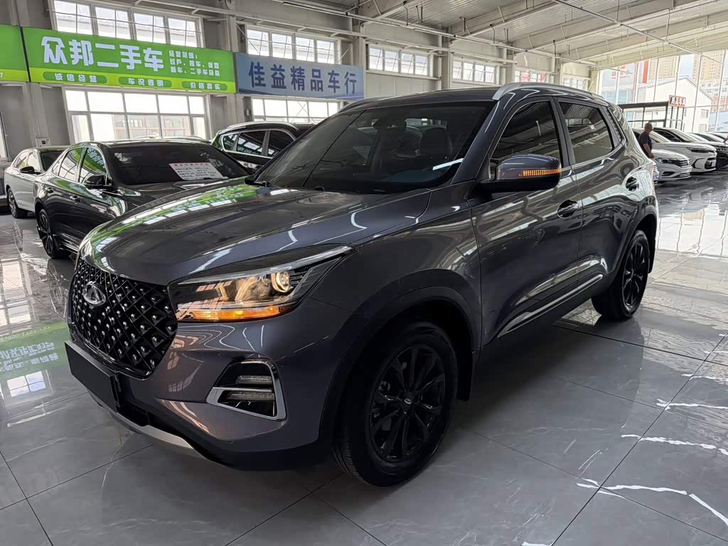CHERY Tiggo 5x 1.5 л 2024 г. Серебристо-серый, пробег 50000 км