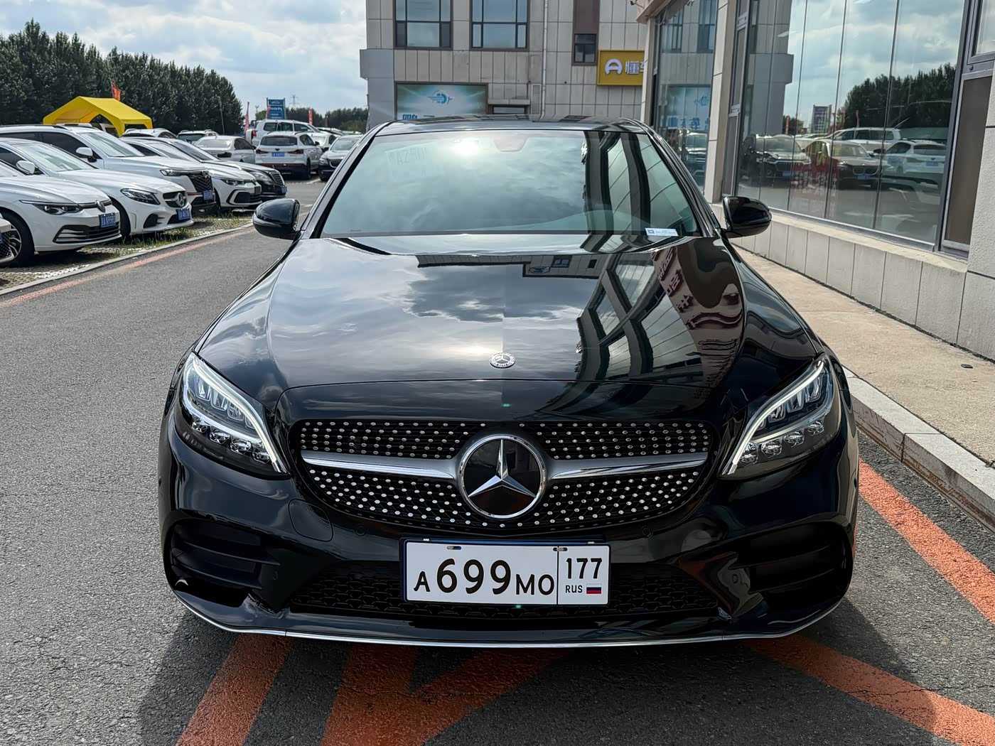 Mercedes-Benz C-Class 1.5 л 2021 г. Зелёный, пробег 36000 км