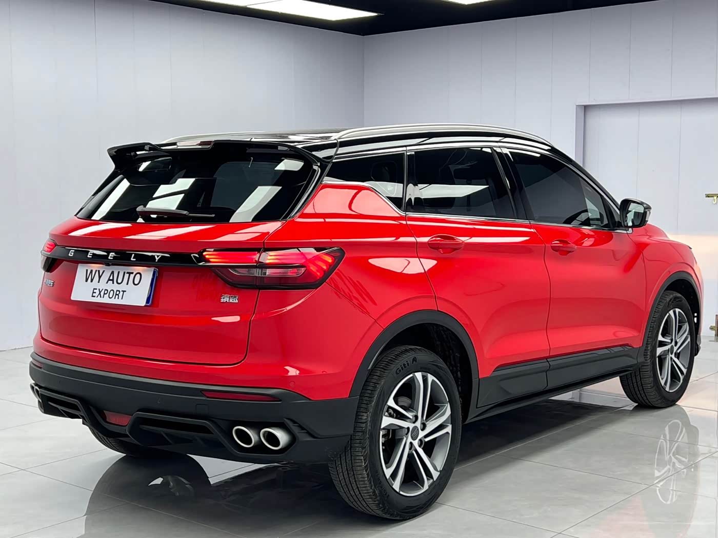 Geely Binyue 1.4 л 2022 г. красный/фиолетовый, пробег 23000 км
