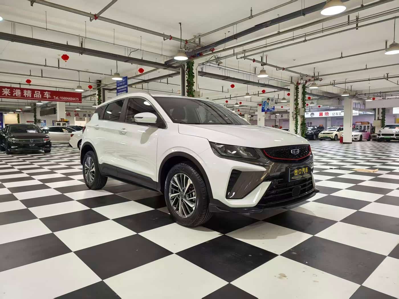 Geely Binyue 1.4 л 2022 г. Белый, пробег 9200 км