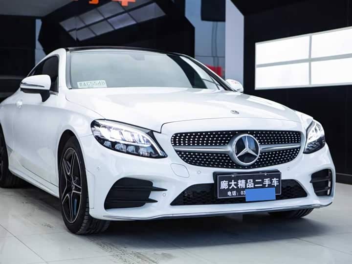 奔驰c级(进口) 2020款 c 260 轿跑车