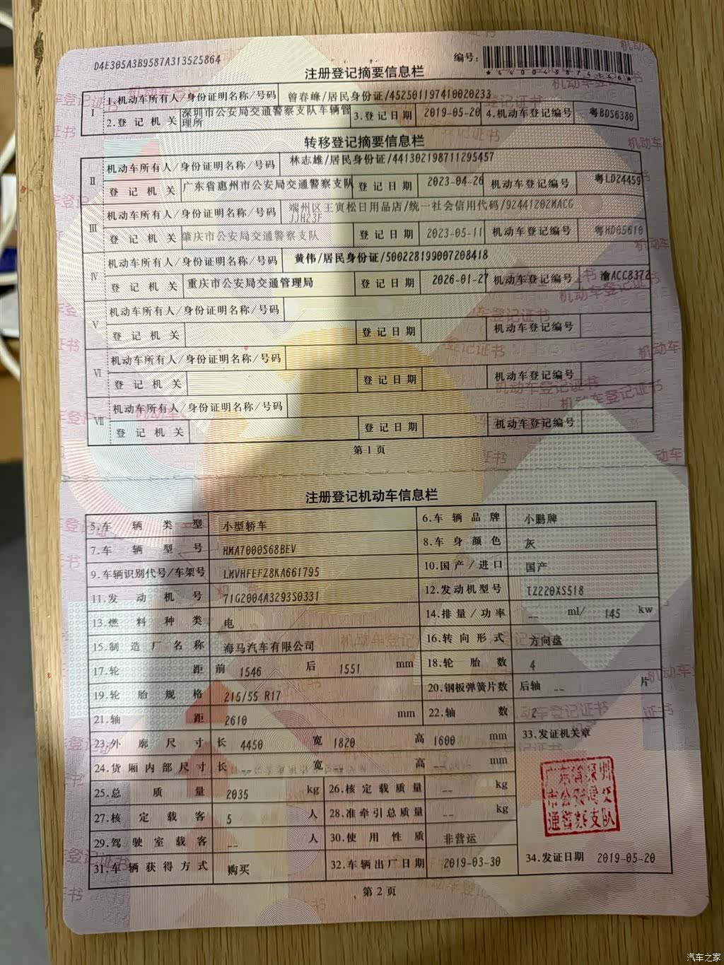Xpeng G3, 2019 20