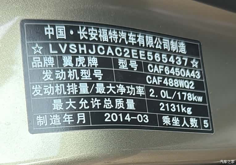 Ford Kuga, 2014 15
