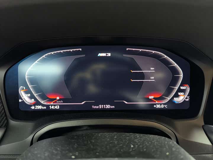 BMW M3 2021 M3 si men jiao che lei ting ban