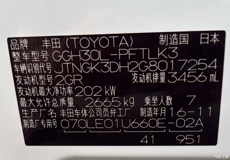 Toyota Alphard, 2017 18