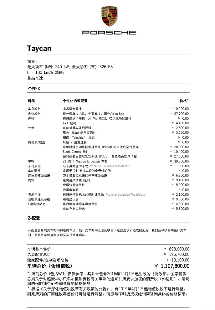Porsche Taycan, 2023 16