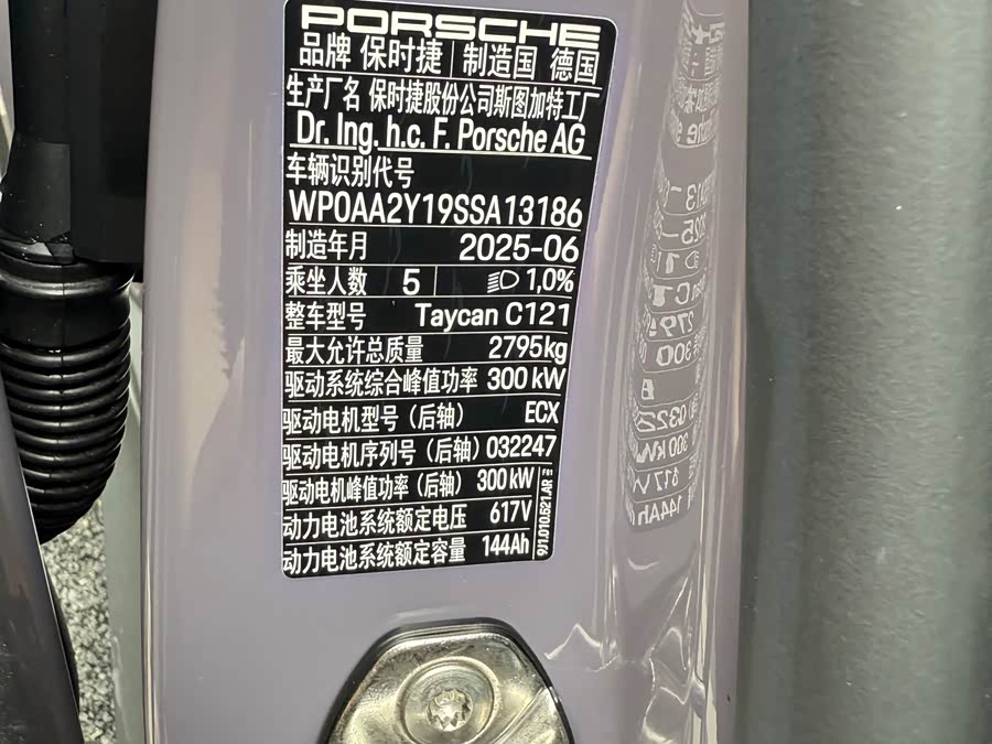 Porsche Taycan 2025, фото 13
