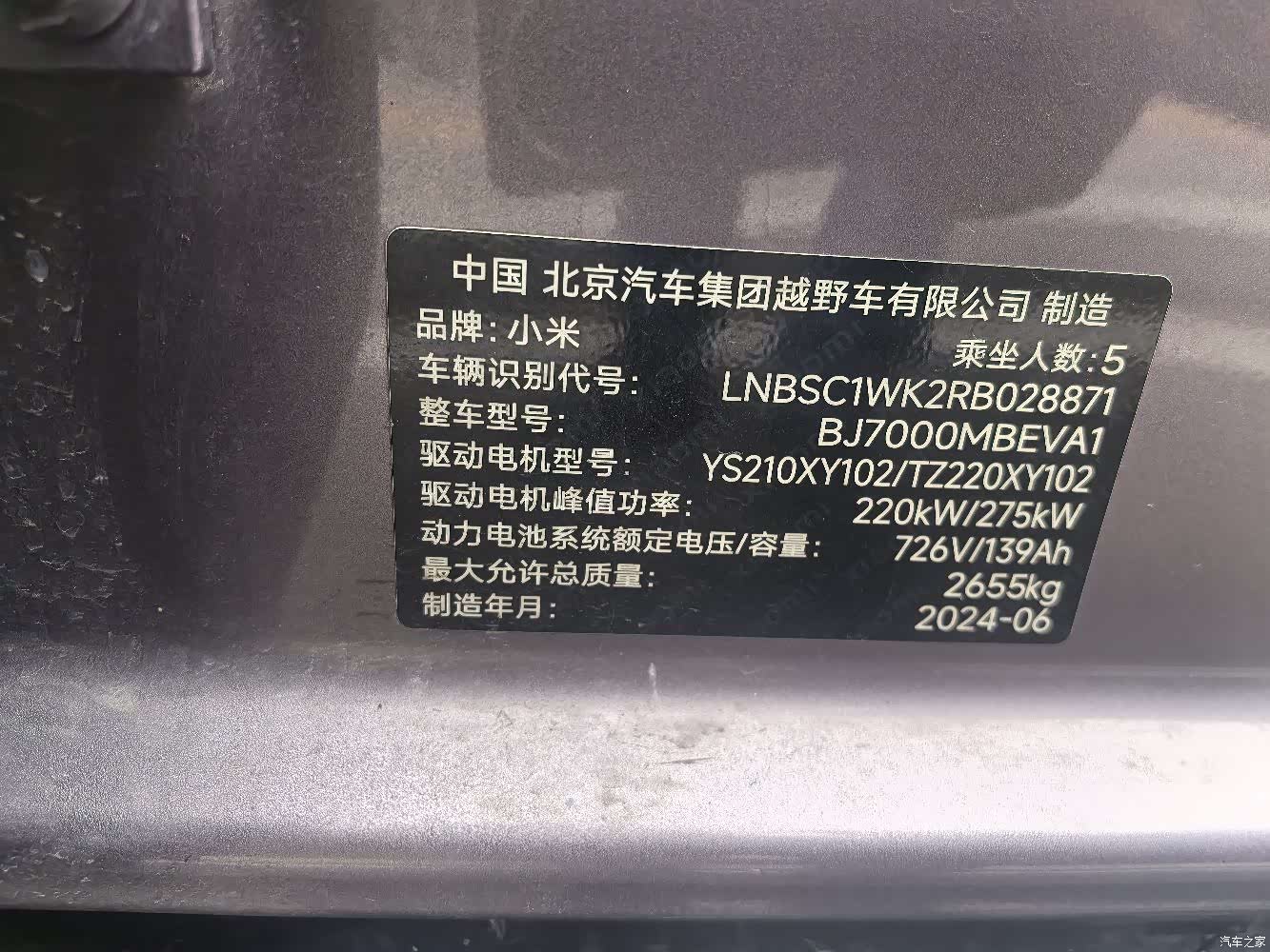 Xiaomi SU7, 2024 все фото