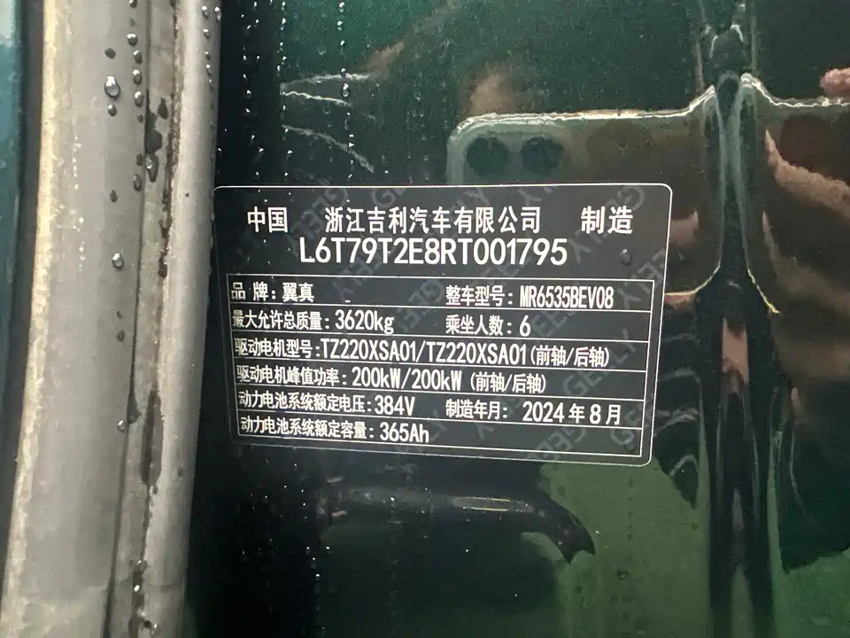 Geely Galaxy Wing true L380